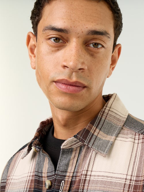 Patterned Overshirt - Kiabi Patterned Overshirt - Kiabi