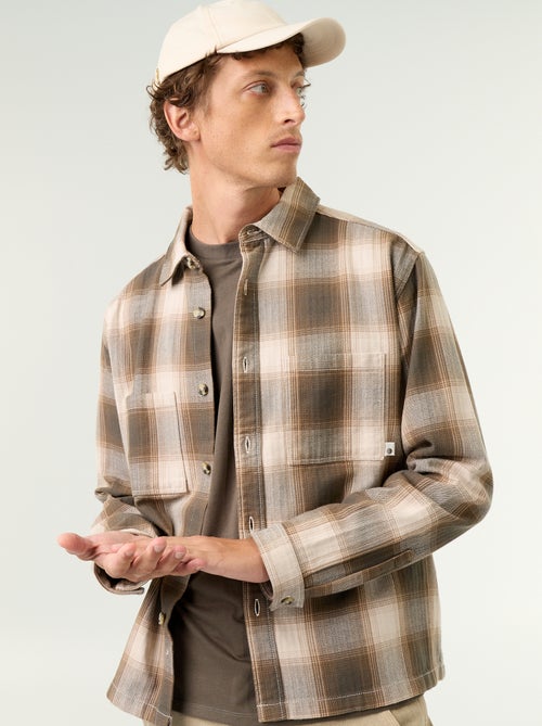 Patterned Overshirt - Kiabi Patterned Overshirt - Kiabi