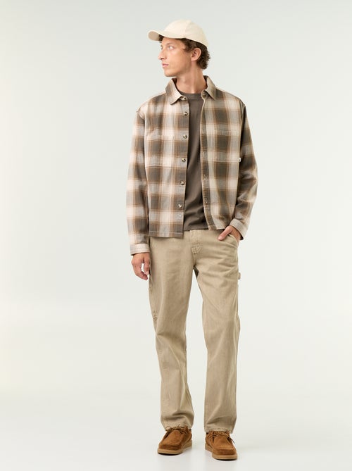Patterned Overshirt - Kiabi Patterned Overshirt - Kiabi