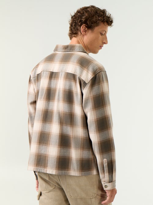Patterned Overshirt - Kiabi Patterned Overshirt - Kiabi