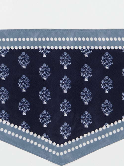 Patterned Satin Scarf - Kiabi
