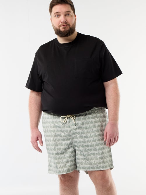 Patterned swim shorts - Kiabi