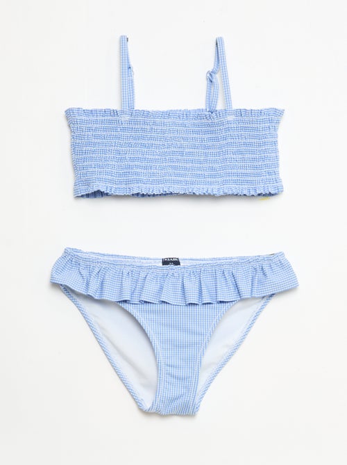 Patterned Swimsuit with Ruffles - 2 Piece - Kiabi