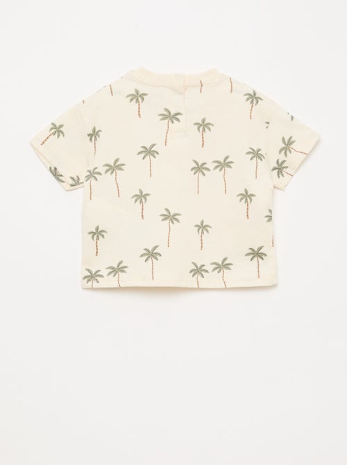 Patterned T-shirt + Shorts Set - 2 pieces - Kiabi