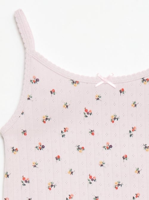 Patterned Tank Top & Shorts Pajama Set - 2 Pieces - Kiabi
