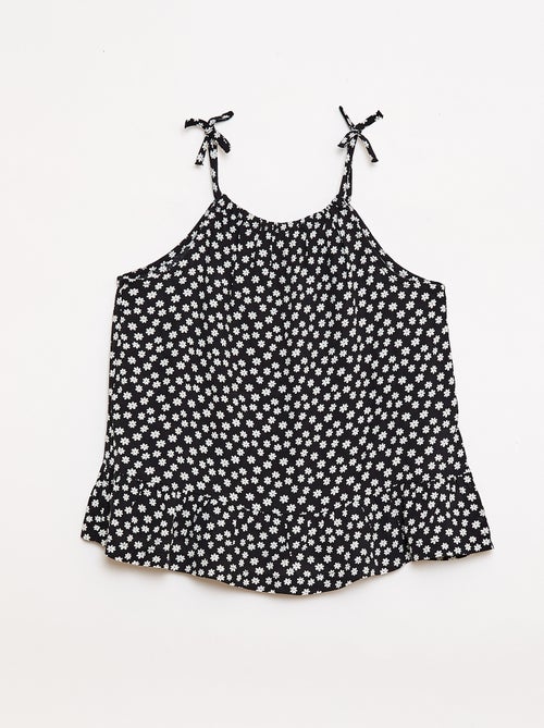 Patterned Thin-Strap Top - Kiabi