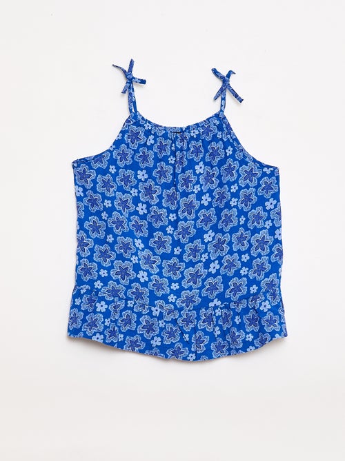 Patterned Thin-Strap Top - Kiabi