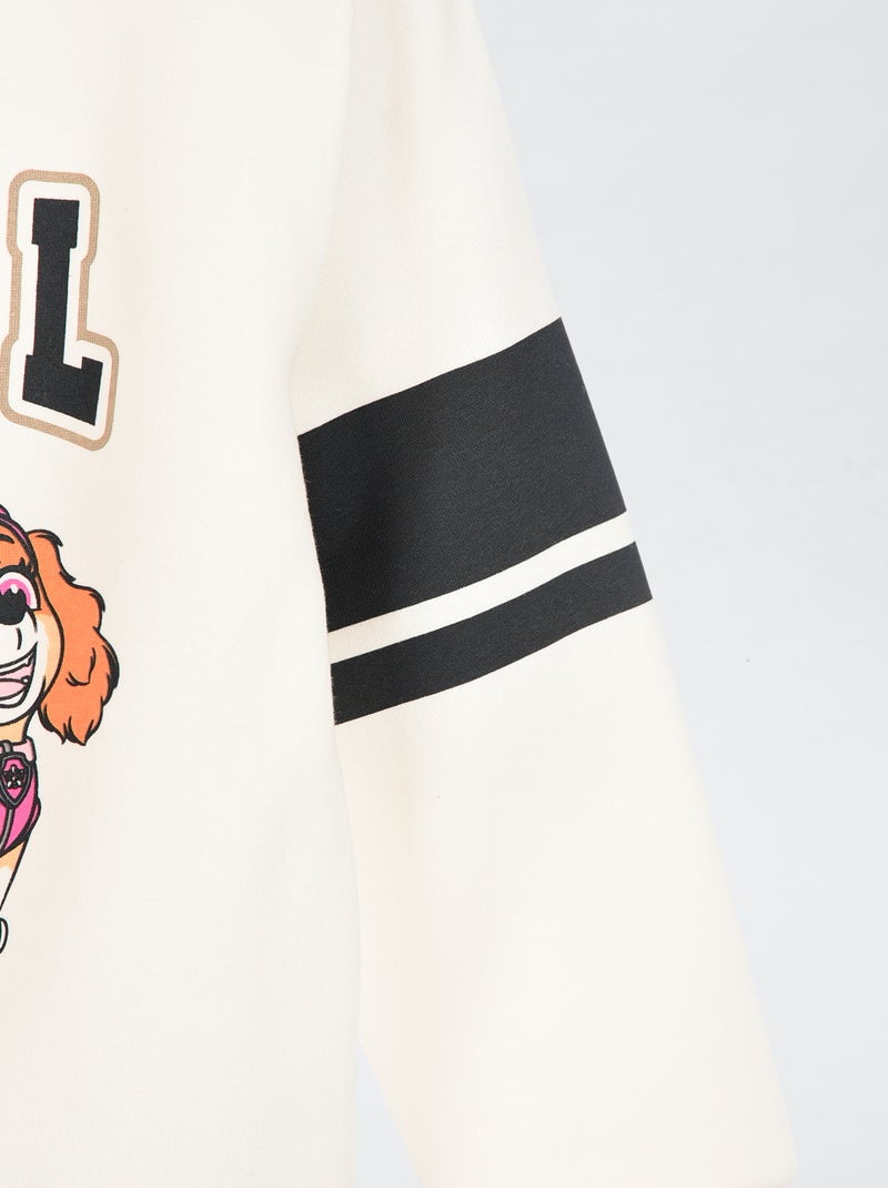Paw Patrol Fleece Sweatshirt White - Kiabi