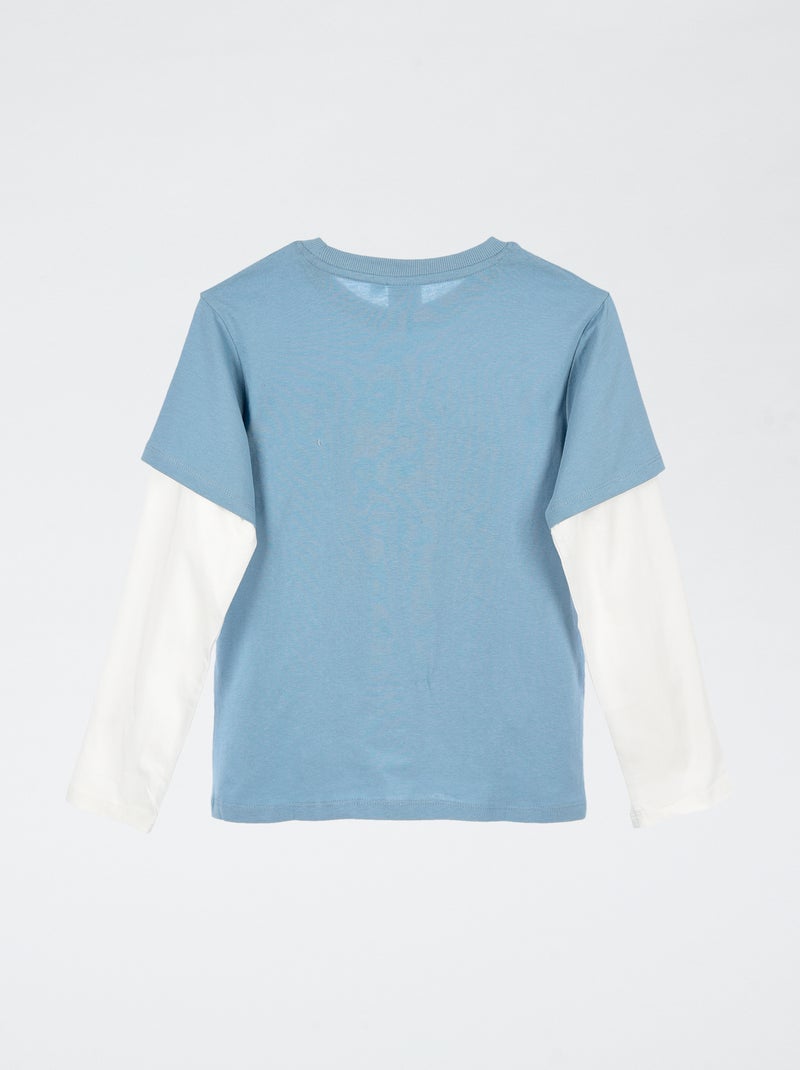 Paw Patrol Layered Look T-Shirt Blue - Kiabi