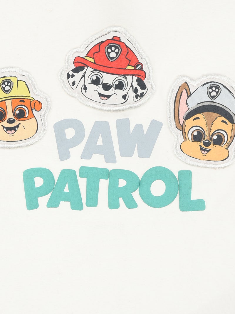 "Paw Patrol" short-sleeved T-shirt White - Kiabi
