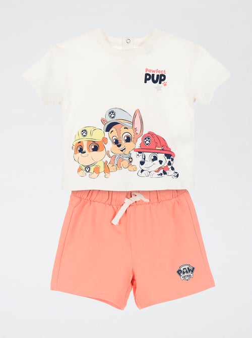 "Paw Patrol" Shorts + T-shirt Set - 2 Pieces - Kiabi