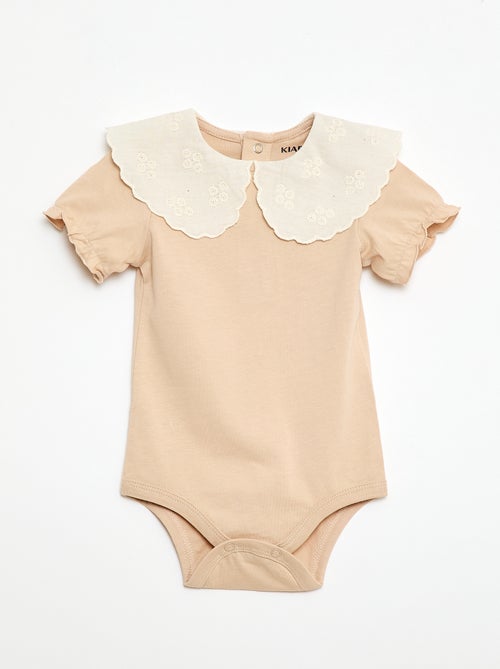 Peter Pan Collar Bodysuit - Kiabi