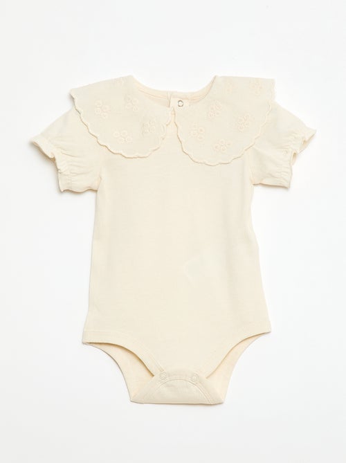 Peter Pan Collar Bodysuit - Kiabi