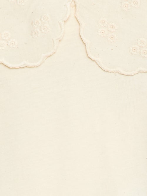 Peter Pan Collar Bodysuit - Kiabi
