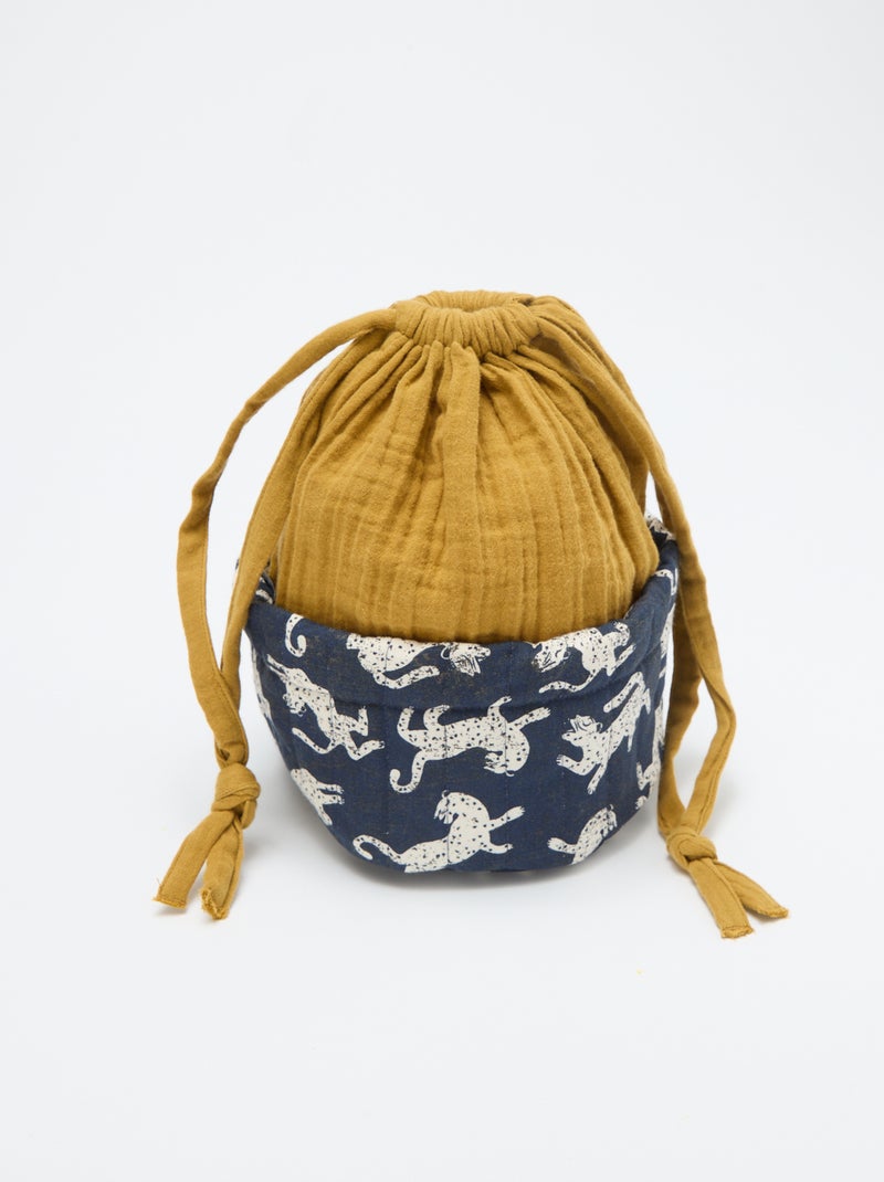 Petit panier de rangement Bleu - Kiabi
