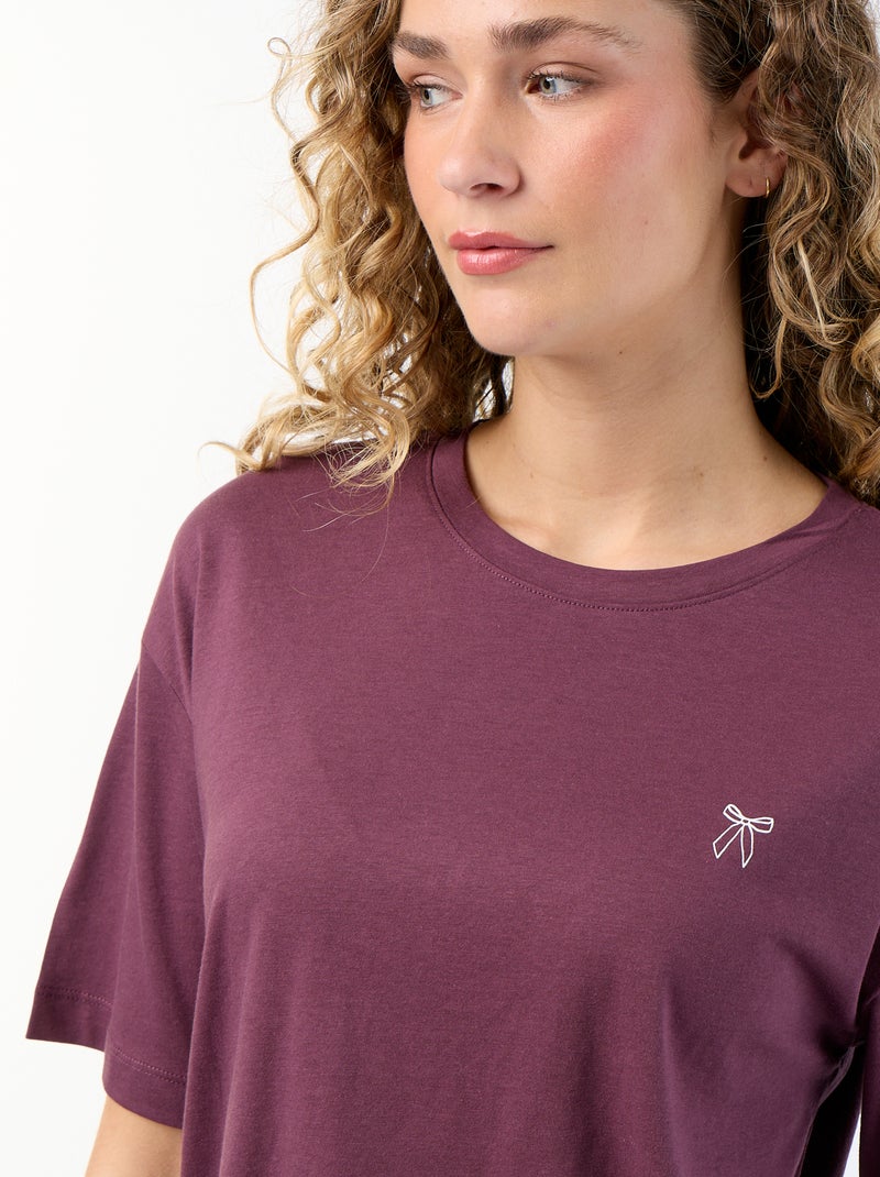 Pigiama 2 pezzi - t-shirt + pantaloni Rosso - Kiabi