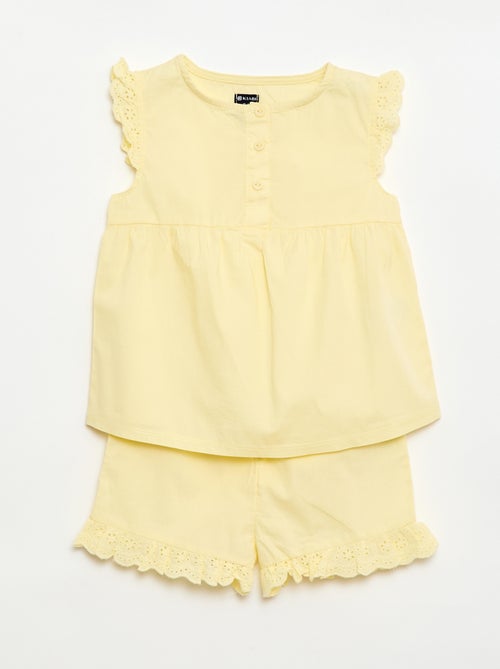Pigiama corto canotta e shorts - 2 pezzi - Kiabi