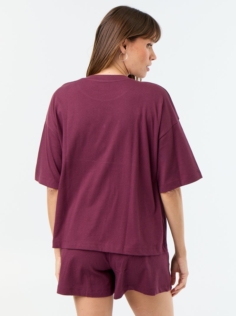 Pigiama corto 'Cip e Ciop' - 2 pezzi Rosso - Kiabi
