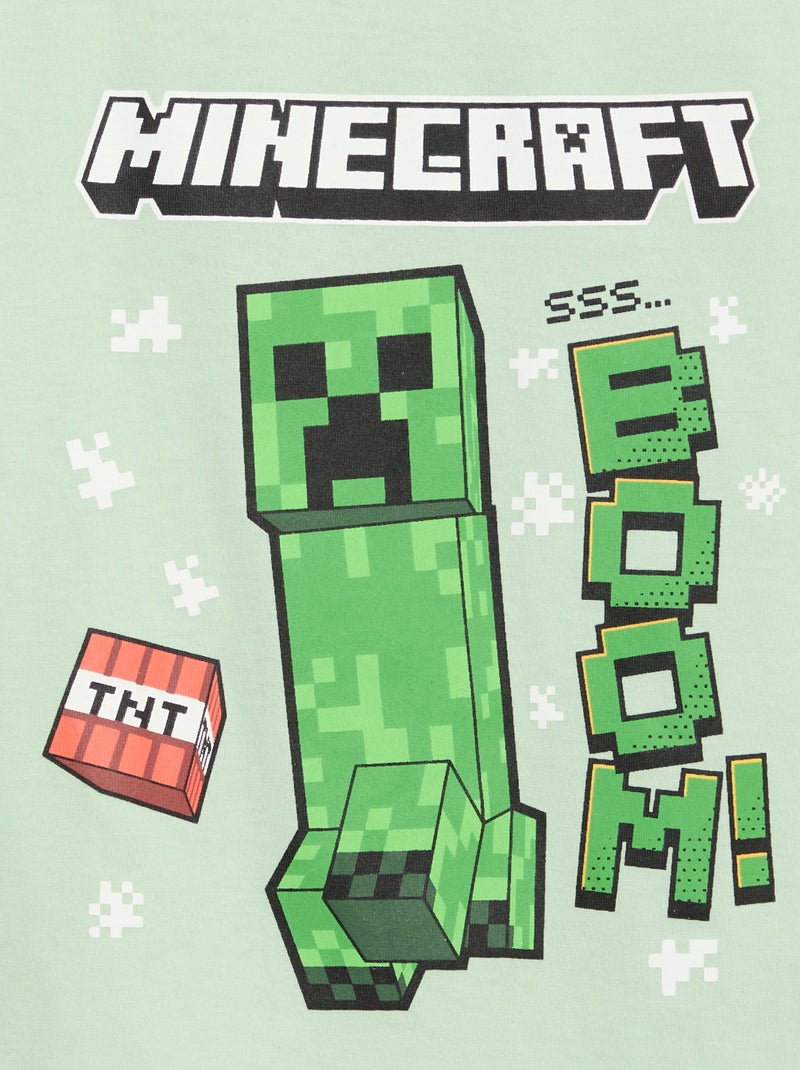 Pigiama corto 'Minecraft' Verde - Kiabi