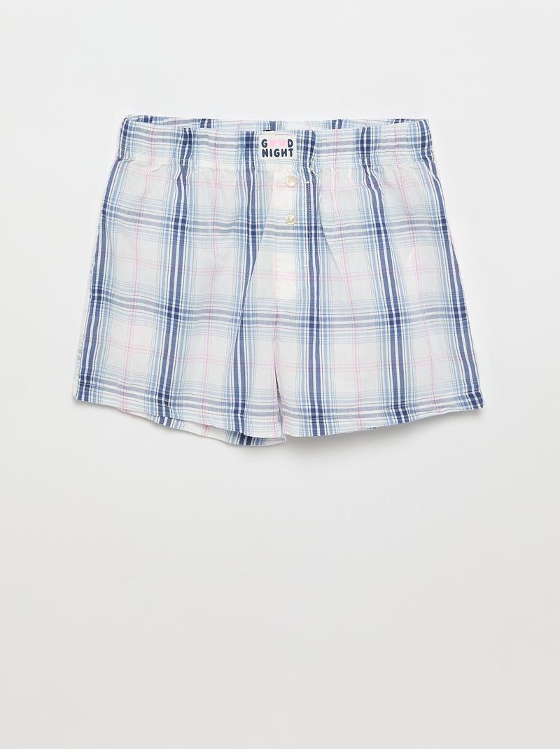 Pigiama corto t-shirt + pantaloncini - 2 pezzi Grigio - Kiabi