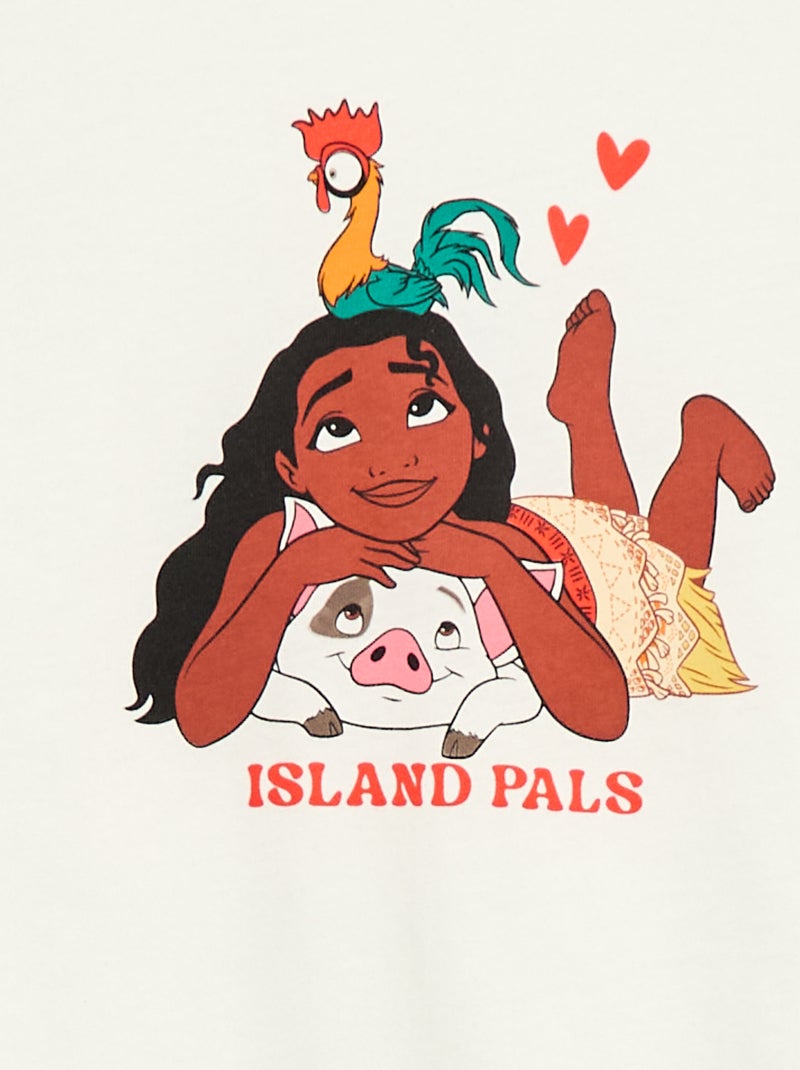 Pigiama 'Disney' 2 pezzi short + T-shirt Bianco - Kiabi