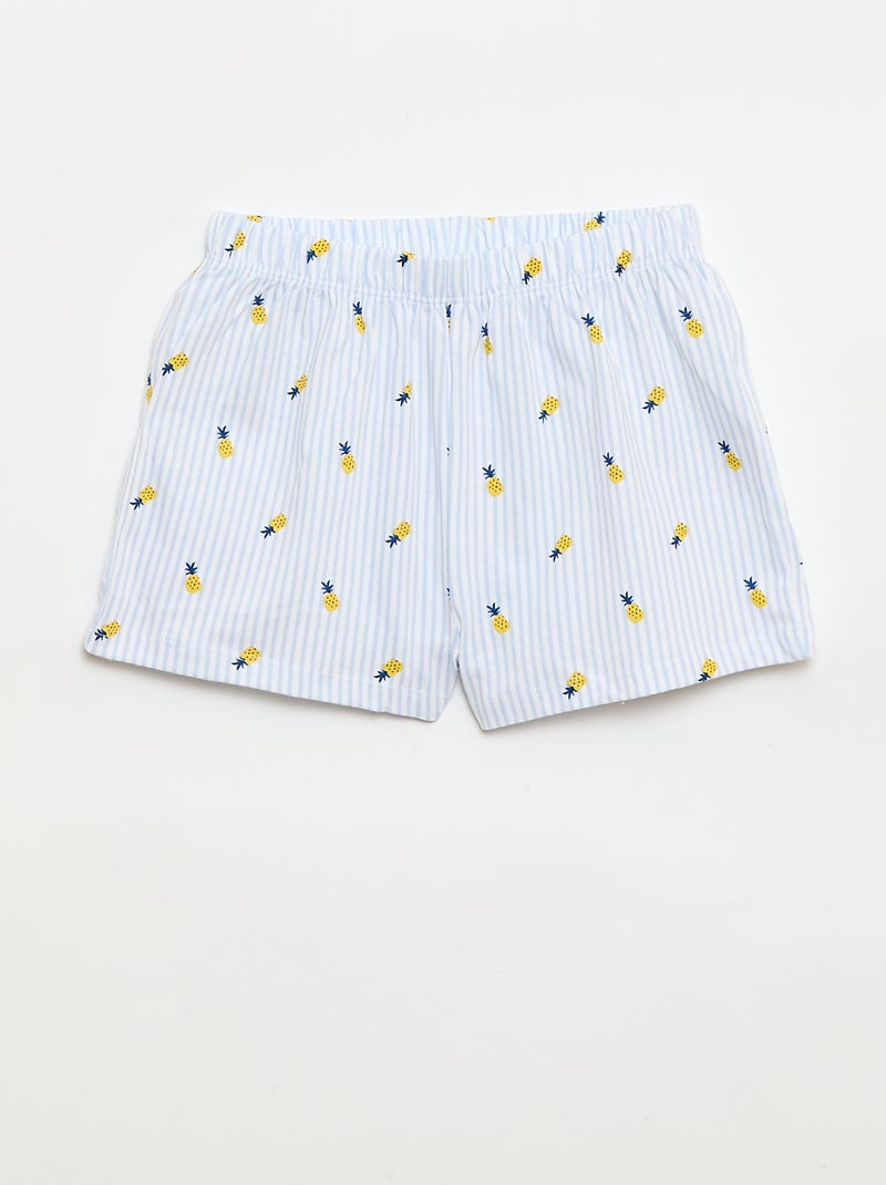 Pigiama 'Disney' 2 pezzi short + T-shirt Blu - Kiabi