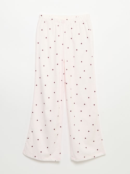 Pigiama 'Disney' in jersey - 2 pezzi: T-shirt a maniche lunghe + pantaloni - Kiabi