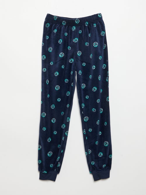 Pigiama in pile 2 pezzi - felpa + pantaloni - Kiabi