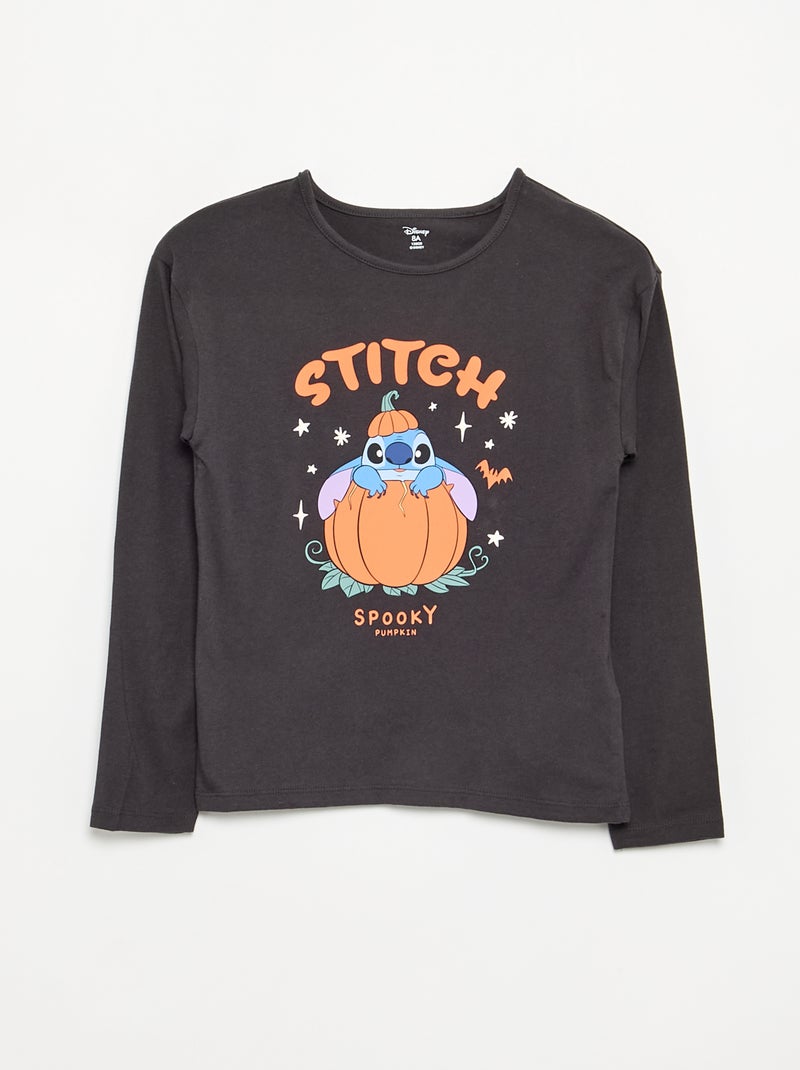 Pigiama lungo 'Disney' t-shirt + pantaloni - 2 pezzi Nero - Kiabi