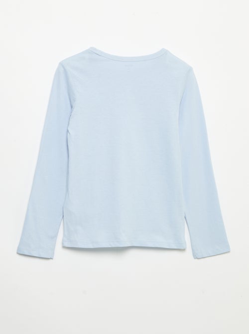 Pigiama lungo in jersey di cotone - 2 pezzi - Kiabi