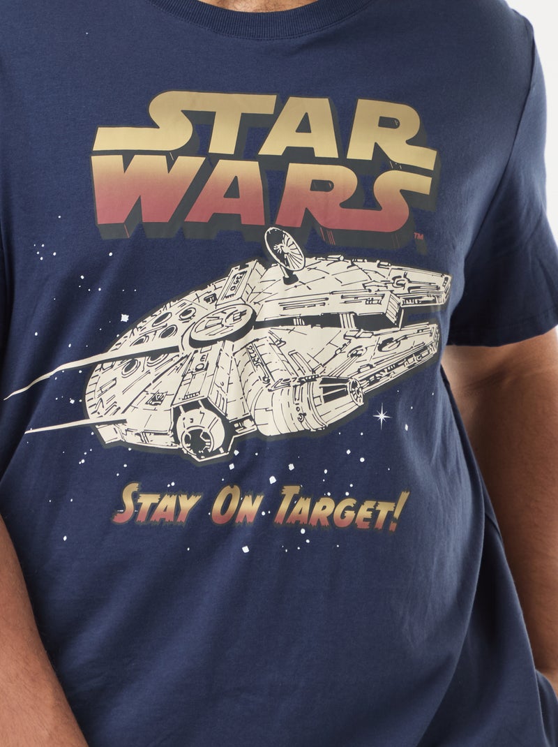Pigiama lungo stampato 'Star Wars' - 2 pezzi Blu - Kiabi
