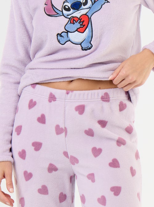 Pigiama lungo 'Winnie' di 'Disney' in pile - 2 pezzi - Kiabi