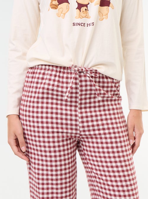 Pigiama lungo "Winnie" "Disney" - 2 pezzi - Kiabi