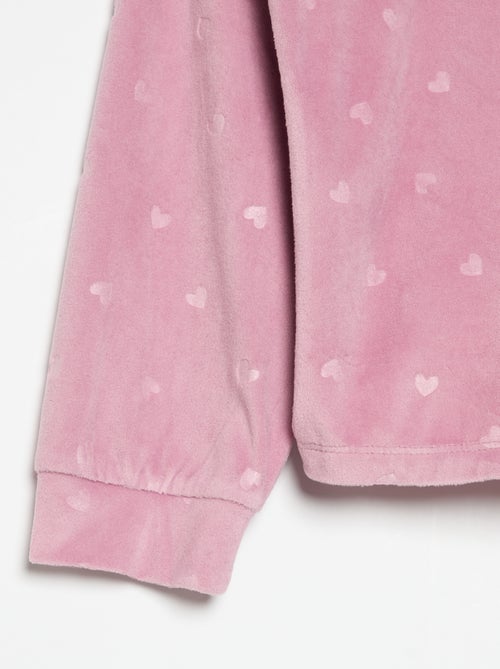 Pigiama stampato 2 pezzi - Felpa + pantaloni - Kiabi