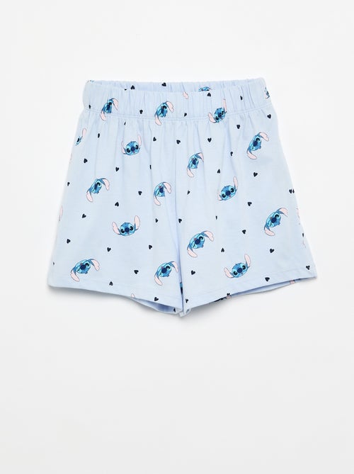 Pigiama 'Stitch' 'Disney' camicia a maniche corte + pantaloncini - 2 pezzi - Kiabi