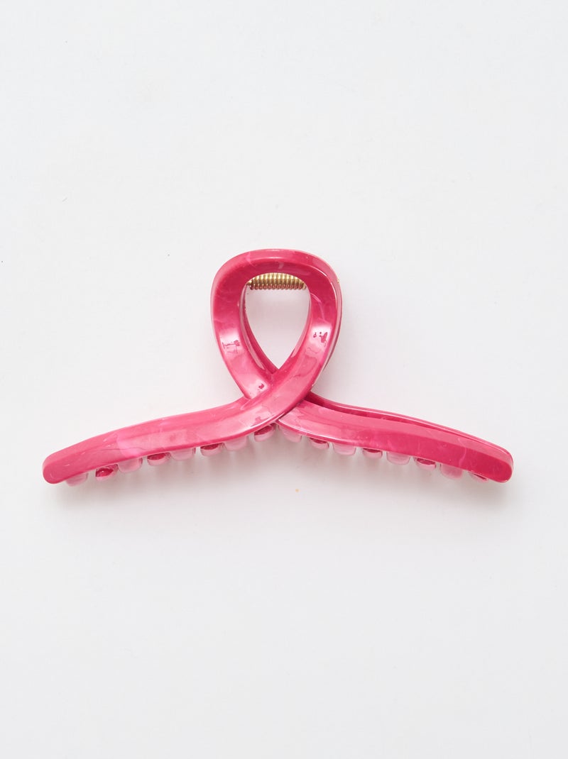 Pince crabe longue colorée Rose - Kiabi