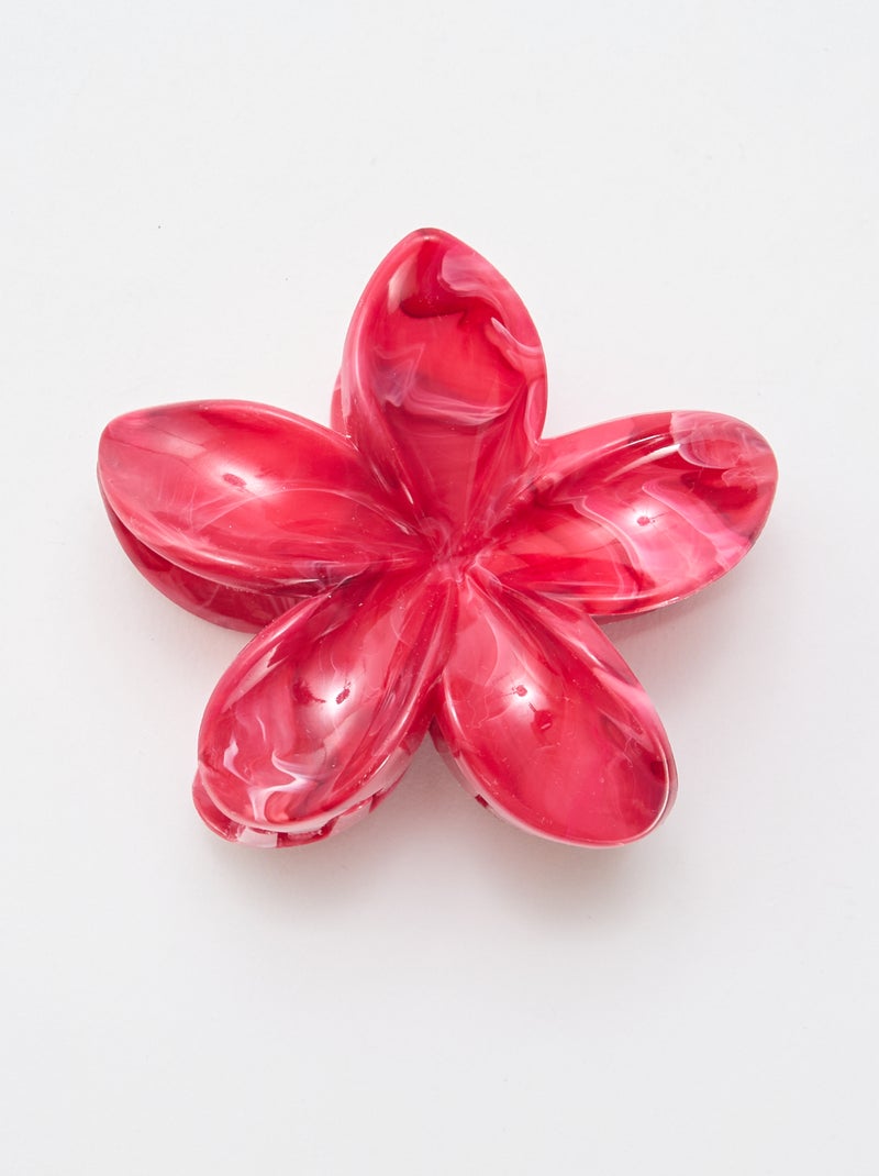 Pince style fleur de tiaré Rose - Kiabi