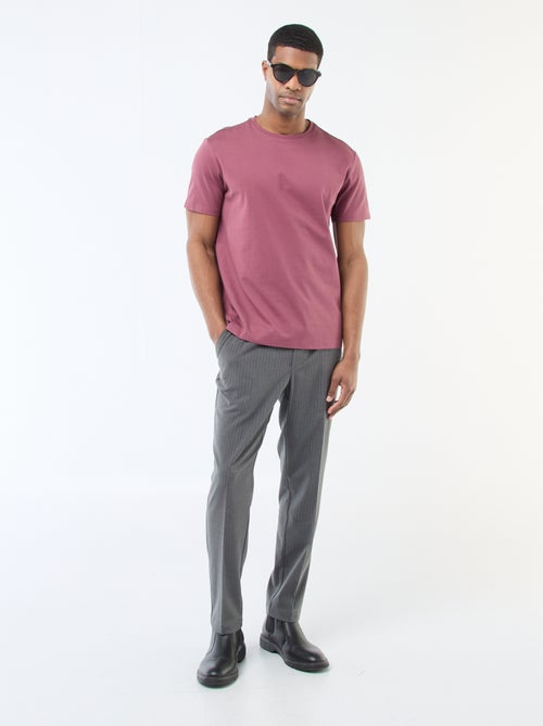 Pinstripe City Trousers - Kiabi