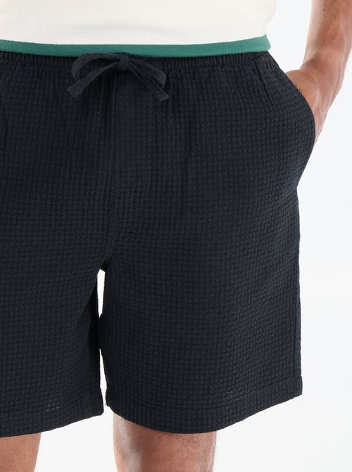 Piqué Knit Bermuda Shorts - Kiabi