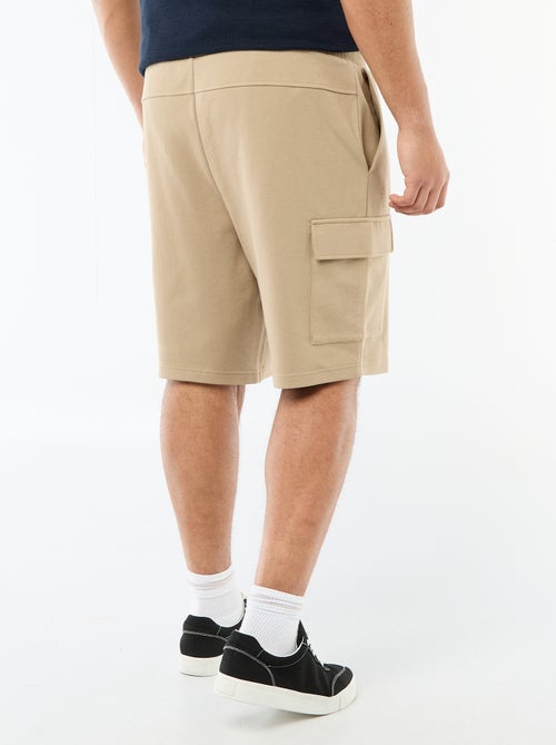 Piqué Knit Bermuda Shorts with Flap Pockets - Kiabi