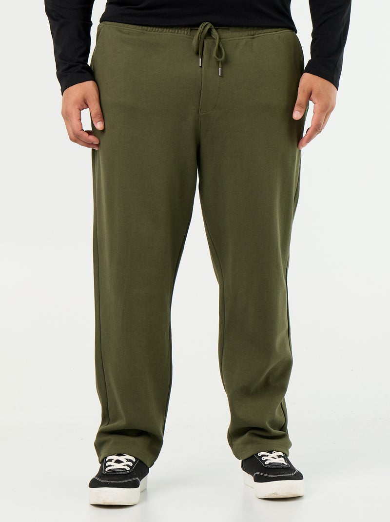 Pique Knit Joggers Green - Kiabi