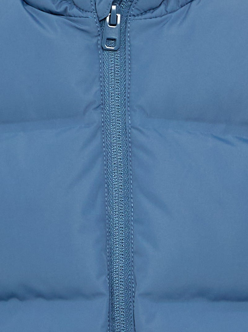 Piumino imbottito con cappuccio Blu - Kiabi