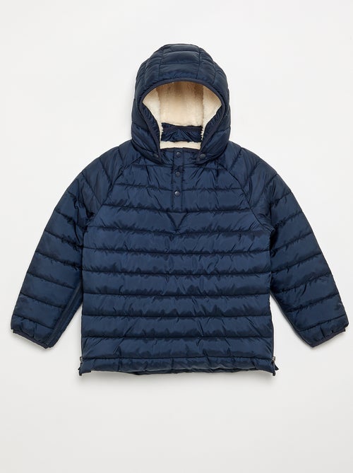 Piumino imbottito con interno in sherpa - collezione facile da indossare - Kiabi