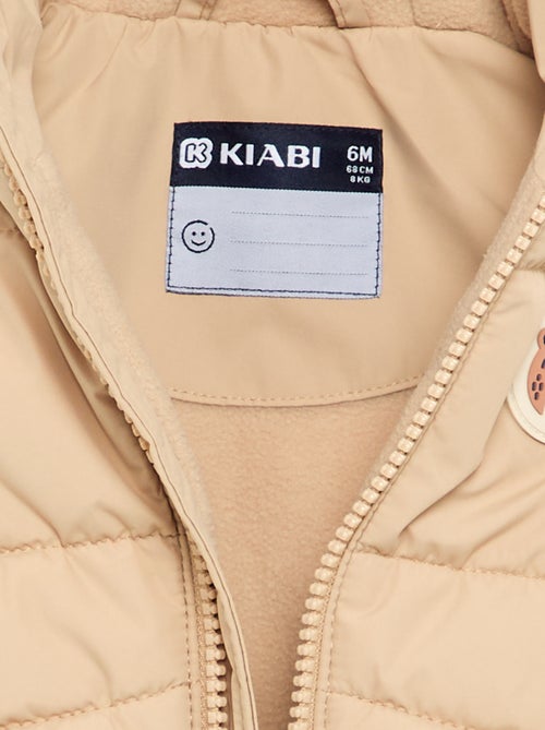 Piumino imbottito senza maniche con cappuccio - Kiabi