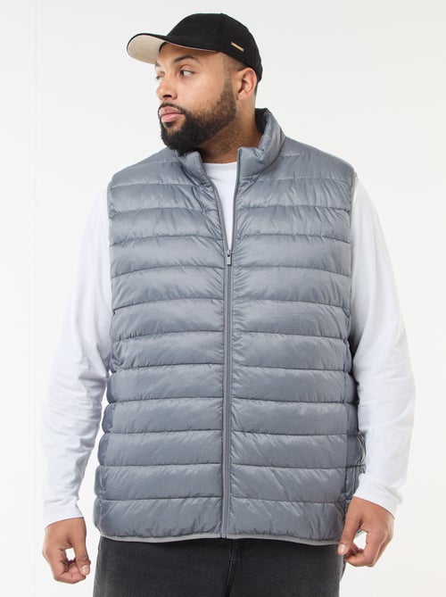 Piumino leggero smanicato con collo alto - Kiabi