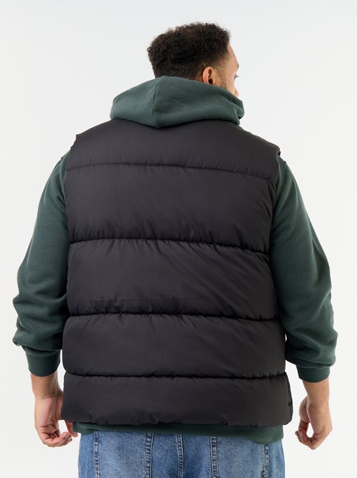 Piumino smanicato foderato in pile - Kiabi