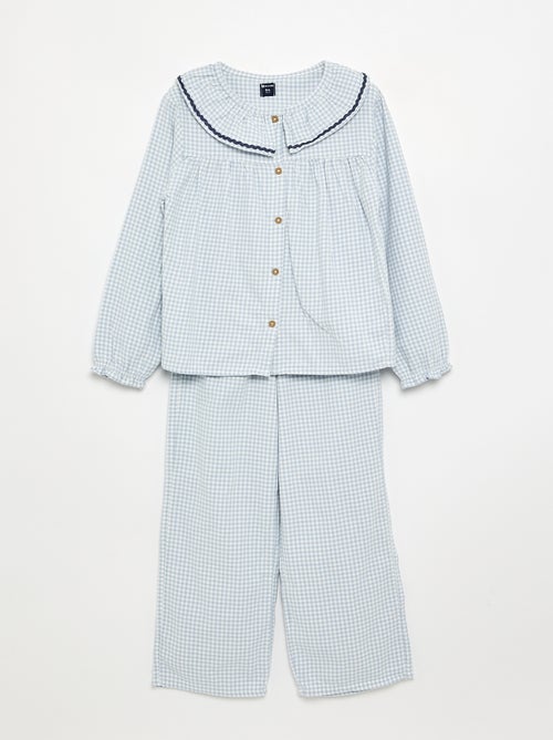 Plaid 2-piece Pajamas - Kiabi