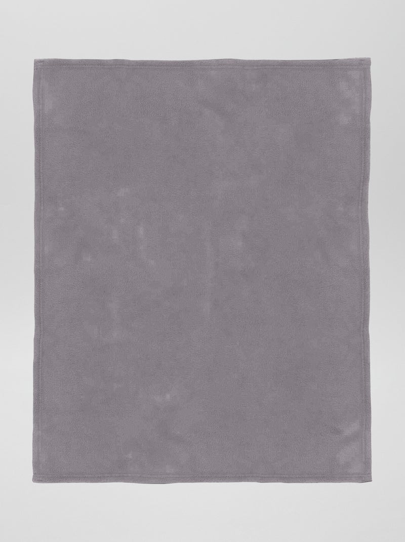 Plaid bébé polaire Gris - Kiabi