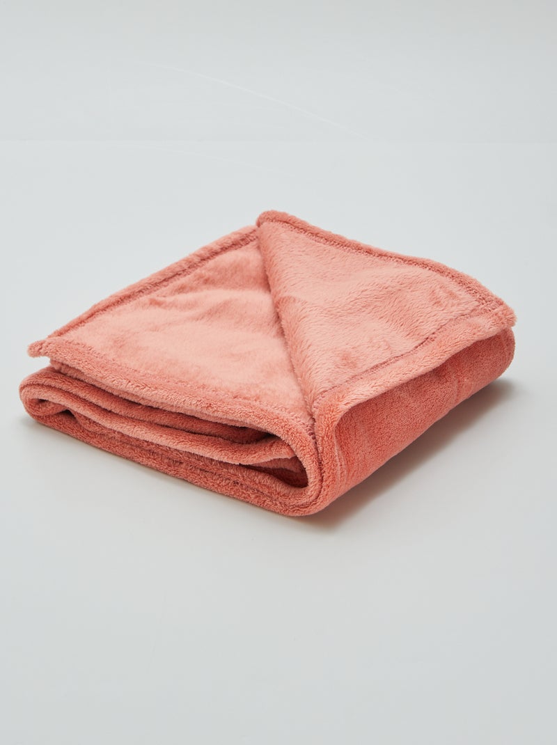 Plaid bébé polaire Rose - Kiabi
