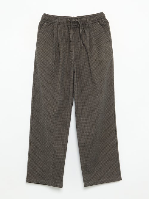 Plaid Flannel Pants - Kiabi